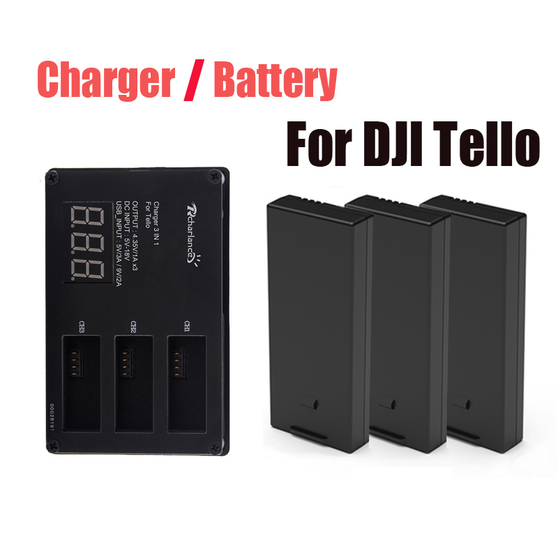 Drone Power Bank - Pengisi Daya Baterai DJI Tello Asli/Pengisi