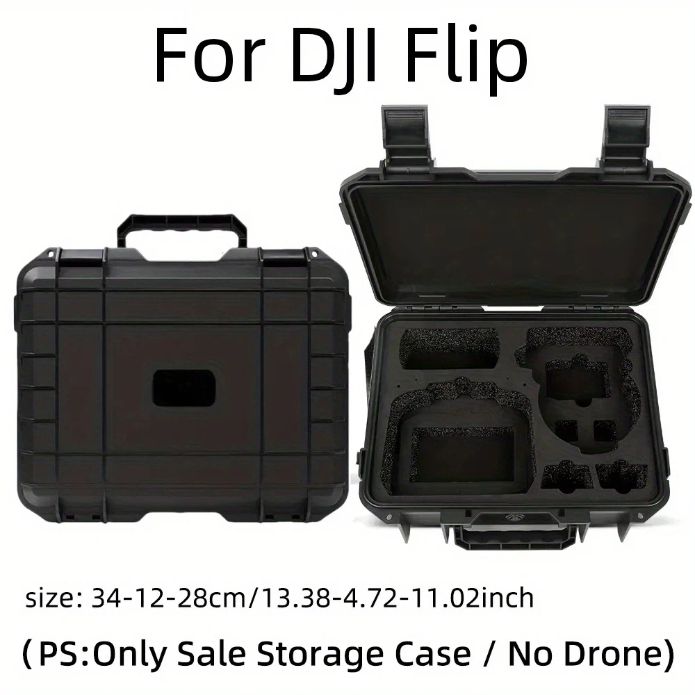 Drone Carrying Case - Untuk Kotak Penyimpanan Hard-Shell DJI Flip,