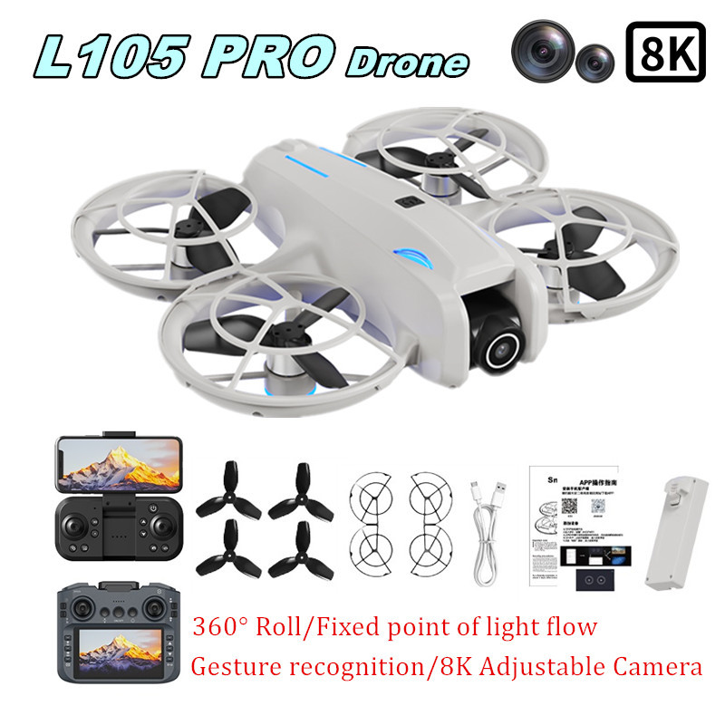 Drone Power Bank - Drone L105 PRO Duel Lensa 8k